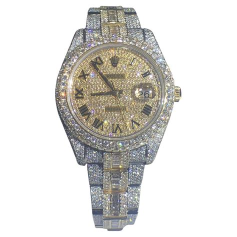 iced out rolex replicas for men|rolex datejust iced out 41mm.